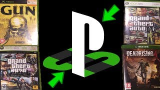 Inserting Xbox discs into PlayStations Including XBOX One 60fps [upl. by Aled]