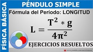 PÉNDULO SIMPLE DETERMINE LA LONGITUD  P1 [upl. by Anelis]