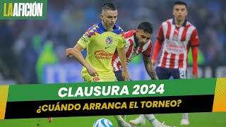 ¿Cuándo comienza el Clausura 2024 de la Liga MX [upl. by Ainomar]