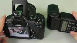 How to Use Canon Off Camera Wireless TTL Flash System [upl. by Seugram876]