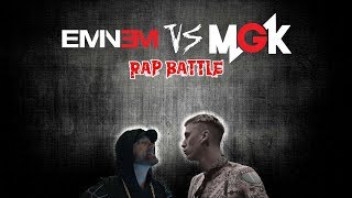 EMINEM vs MGK  RAP BATTLE [upl. by Varian6]