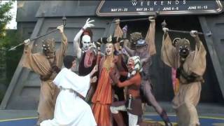 DanceOff with the Star Wars Stars 2010 at Disneys Star Wars Weekends [upl. by Reffinej]