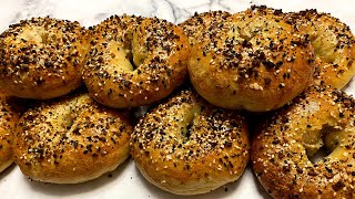 New York Style Bagel Recipe Sonya’s Prep [upl. by Dj]