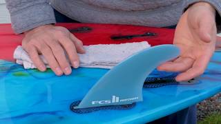 How To Install amp Remove FCS II Surfboard Fins [upl. by Bandeen]