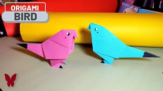 How to make Origami Bird  Easy Origami Bird  Animals Origami [upl. by Christoper]