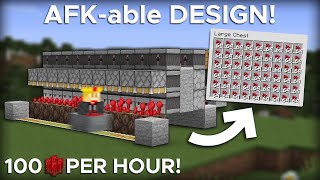 Minecraft Nether Wart Farm  Easy Design and AFKable [upl. by Malca823]