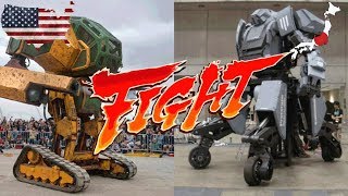 Giant Robot Duel  MegaBot VS Kuratas クラタス Supercut Fights only [upl. by Kant902]