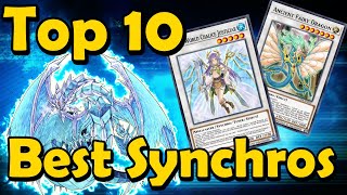 Top 10 Best Synchro Monsters of All Time in YuGiOh [upl. by Retnuh]