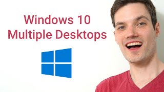 How to use Multiple Desktops on Windows 10 [upl. by Geirk]