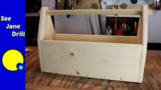 Build This Wooden Tool Box SIMPLEEASY [upl. by Ahsile]