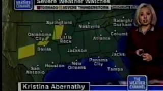 TWC  Severe Weather Coverage  10102001 [upl. by Jenda393]