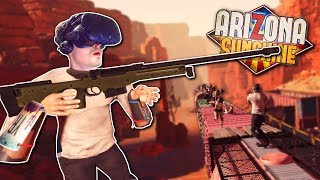 SNIPING ZOMBIES  Arizona Sunshine Gameplay  VR Zombie Survival Game [upl. by Hairam588]