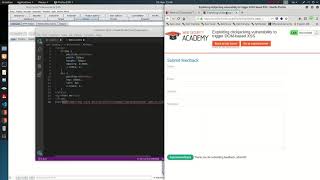 Exploiting clickjacking vulnerability to trigger DOM based XSS Video solution [upl. by Kirbee]