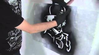 How To Create A Graffiti Stencil [upl. by Gabey]