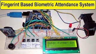 Fingerprint Based Biometric Attendance System using Arduino [upl. by Nillad91]