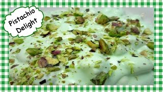 Pistachio Delight Dessert Recipe  St Patricks Day Pistachio Nut Fluff [upl. by Lerrej]