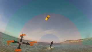 Kitesurfing lesson how to water start [upl. by Quickman103]