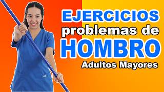 Ejercicios para problemas de HOMBRO en Adultos Mayores [upl. by Jacobsohn]