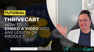 ThriveCart Tutorial Embed Videos [upl. by Cass]