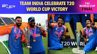 India Winning Moment Today  Team India Celebrate T20 World Cup Victory [upl. by Sam]