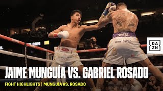 FIGHT HIGHLIGHTS  Jaime Munguía vs Gabriel Rosado [upl. by Yoccm]