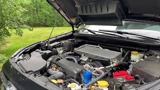 2020 Subaru Outback Oil Change [upl. by Cinimod679]