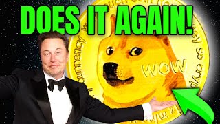 Dogecoin News Today ELON MUSK Does it Again Dogecoin Pumping [upl. by Tamiko403]