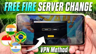 How To Change Free Fire Server VPN Method [upl. by Ellegna157]