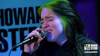 Billie Eilish “When the Party’s Over” Live on the Howard Stern Show [upl. by Aiveneg]