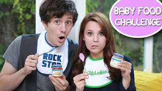 BABY FOOD CHALLENGE ft Kurt Hugo Schneider [upl. by Adnalay833]