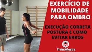 Exercício de mobilidade para ombro com elástico [upl. by Nayar]