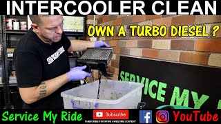 INTERCOOLER CLEAN plus fitting the Forefront Industries hard pipe kit [upl. by Saire]