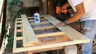 Making a wooden door  DIY door 22 [upl. by Egerton]