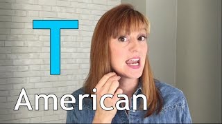 American Accent Training  American T  Flap T [upl. by Natie838]