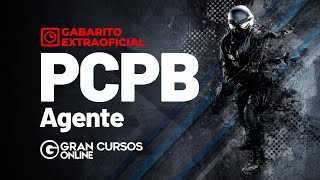 Gabarito Extraoficial PC PB  Agente [upl. by Catto]