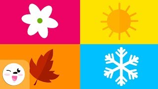 The four seasons of the year for kids  Which are the seasons  Spring Summer Autumn and Winter [upl. by Acysej]