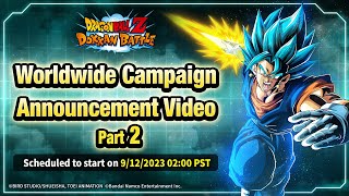 Dokkan Battle Worldwide Campaign Announcement Video Part 2 [upl. by Ohare]