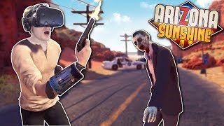 ZOMBIE APOCALYPSE IN ARIZONA  Arizona Sunshine Gameplay  VR Zombie Survival Game [upl. by Ralf469]