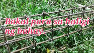 Paanu Gumawa ng poste  bakal para sa bahay [upl. by Kotta]