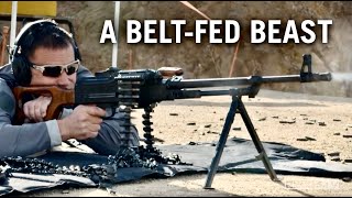 PKM Machine Gun a belt fed beast [upl. by Ten]