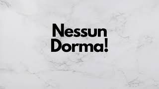 Nessun Dorma Instrumental  Turandot [upl. by Aurora87]