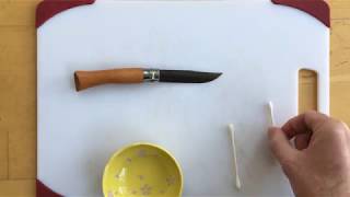 Maintaining an Opinel Carbon Steel Knife [upl. by Airyk]