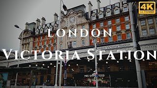 London Victoria Station Walk Through England 4K [upl. by Pasahow950]