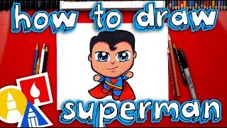 How To Draw Cartoon Superman [upl. by Croydon]