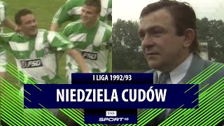 quotNiedziela cudówquot Wisła Kraków – Legia Warszawa 06 i ODEBRANE mistrzostwo  199293 SKRÓT [upl. by Enyamert]