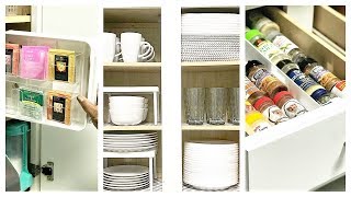 NEW How To Organize A Small Kitchen  Before amp After [upl. by Aloek]