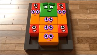 Klotski Sliding Number Blocks Puzzle [upl. by Takeshi]