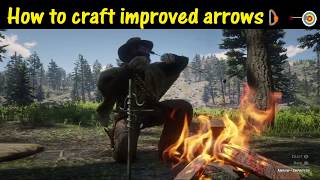 RDR2 How to craft improved arrows [upl. by Norris]