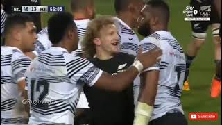 Flying Fijians Vs All Blacks  Big Tackles  Game 2 [upl. by Moorish622]