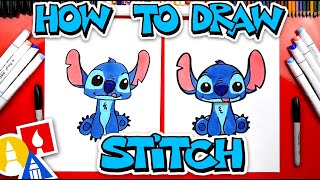 How To Draw Stitch From Lilo And Stitch [upl. by Nethsa]